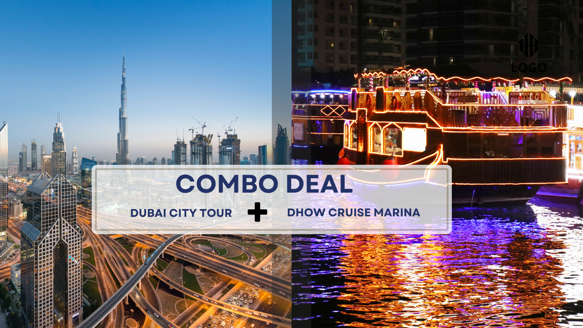 Dubai City Tour+Dhow Cruise Marina