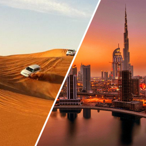 Dubai city Tour + Evening Desert Safari